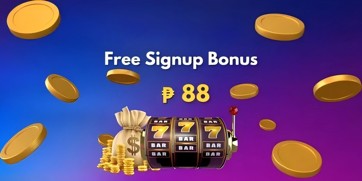 Promotional banner artwork with welcome offer headline