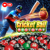 Cricket Ball Roulette live casino artwork